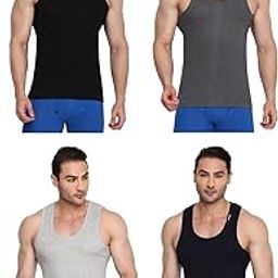 Men's Striped Regular Fit Vest (Colors-204-Derby-B1-DGry1-G1-N1-90_Multicolour-picture-5
