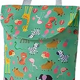 BEMBIKA Diaper Bags For Mom And Dad Kids Diaper Bags For Travel Backpack With Small Bottle Pouch For Multi-Function Waterproof And Large Capacity-(Animal Print)-image-36