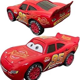 LOCOLOCO McQueen car Toy Die-Cast Metal Racing Car, Series Features a Set of Small Metal Toy Vehicle Making Them Perfect for Both Indoor and Outdoor Adventures Ages 3+ (Red)-image-23