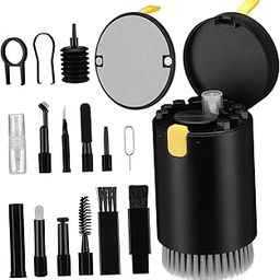 KONTONTY Device Cleaning Kit Electronics for Laptops Cameras Keyboards and Earbuds Includes Brushes Cloths and Remover Tools No Cleaning-image-54