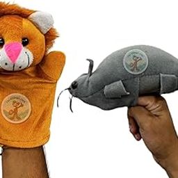 Chi-Chimpu 's Storytelling Animal Characters Hand Puppets for Kids Size :-24 Cm Around (Mutlicolor) Puppet Toy for Kids :- Fits The Hand Easily-image-88