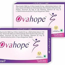 Trexgen Ovahope Advanced Pcod/Pcos And Pms-Pmdd Management For Women With Myo-Inositol 1000 Mg,D-Chiro Inositol 25 Mg,L-Methylfolate,Vit. D3,Chromium,Selenium And Zinc,2 Count,30 Capsules-32