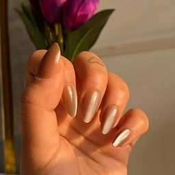 Buddy Jelly Trends Glossy Mocha Nude Stick-On Nails – 24PCS Long Almond Fake Nails with Adhesive Tabs | Elegant Reusable False Nails | Natural Look for Women & Girls-image-98