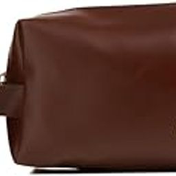 Faux Leather Personalized Name & Charm Toiletry Bag/Pouch for Men & Women|Travel Shaving Makeup Cosmetic Accessories Kit Toiletries Organizer Pouch Bag (Dark Brown)-image-77