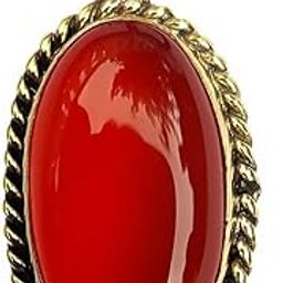 Lab Certified Red Yamini 9.25 Ratti Sulemani Hakik Panchdhatu Gold Plated Pendant Locket For Men & Women-image-18