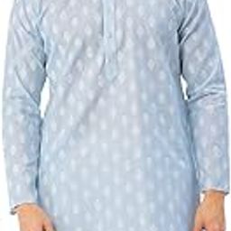 jompers Men's Cotton Floral Printed Kurta.-picture-41