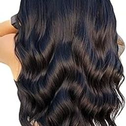 Paradise® 5 Clips ¾ Head 1 Piece Hair Extensions For Women With Matt Finish No Extra Shine Hair Extensions For Girls To Increase Instant Length And Volume (Black)-image-37