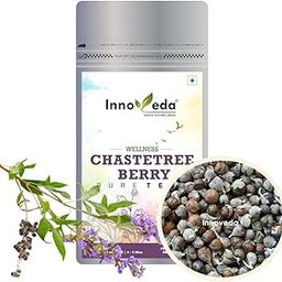 INNOVEDA Chaste Tree Berry, Loose Leaves 50 Tea Cups For Female Health-image-21