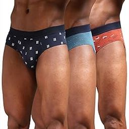 Low Rise Printed OEB16 Briefs Underwear - Pack of 3-picture-29