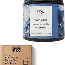 Aqua Wish Natural Essential Oils Air Freshener, Car Air Freshener, 180g, 60+ Days Long Lasting-11