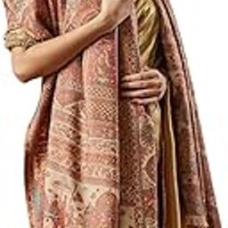 Women Surmai Kaani Wool Blend Kashmiri Shawl (Size: 101X203 CM)-image-66