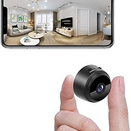 GARYVIZ 360° WiFi CCTV Security Camera for Home Outdoor High HD Focus Spy Magnet Mini Spy WiFi Magnetic Live Stream Night Vision IP Wireless 1080P Audio Video Hidden (Mini) Magnet-8