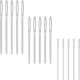 15 Large-Eye Yarn Knitting, 3 Sizes Hand Sewing Needles, Stainless Embroidery Needle, Perfect for Hand Sewing Art Crafts (15)-image-74