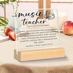 Bs amor Acrylic Desk Decor Gift Showpiece gift for Music Teachers, Singers & Musicians - Ideal for Birthdays 5x4 inch-image-32