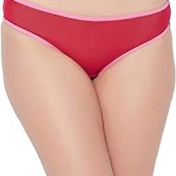 Women's Lace Low Waist Bikini Panty in Red-image-47