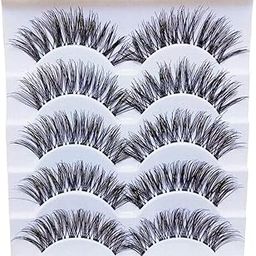 Digital Shoppy 3D Natural Multi Layer Long Eye Lashes hand made fake eyelashes(W-04)-25