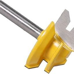 UJEAVETTE® 1/4'' Shank 45 Degree Lock Miter Glue Joint Router Bit Wood Milling Cutter-28