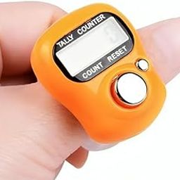 OMNEON Multiuse Finger Counter| Portable Handheld Digital Tally Counter with Adjustable Ring 5-Digit LCD Display| Ideal for Mantra Jap, Sports, Knitting, and Exercise(Color May Vary) (1)-30