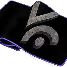 Kreo XL Mouse Pad with Top Material & Anti Skid Bottom | 3mm Thick Anti-Fray Stitched Edges | Compatible with Laser & Optical Mouse | Anti-Slip Gaming Mousepad (Igneous XL Mousepad)-0