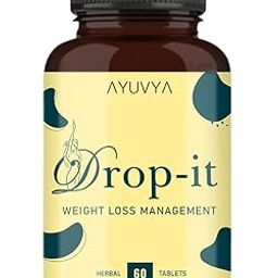 Ayuvya Drop It Ayurvedic Fat Burner | Supports Weight Loss, Improves Digestion, Slimming & Health Balance | Herbal & Natural Extracts | 60 Capsules for Men & Women-image-21