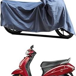 GOSHIV Water Resistant Scooter Body Cover Compatible for Honda Activa Polyester Fabric Outdoor Indoor Protection (Grey)-picture-29
