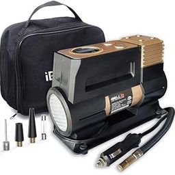 IBELL Plastic Heavy Duty Tyre Inflator Ca12-97, 12V Dc, 150 Psi (Digital), Air Volume 35L/Min (Black / Gold)-23