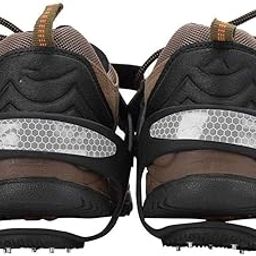 Crampons, 3 Sizes Silicone Shoe Grip Spike, Good Elasticity 5 Teeth for Sports Shoes Hiking Boots Boots Climbing(L39-42)-image-73