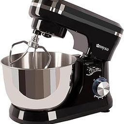 MYSA SM-1510 1000W Stand Mixer Planetary Drive Heavy Duty with 4.5 Ltr Stainless Steel Bowl, 8 Speed with for Baking and Cooking, includes 3 attachments: Dough Hook, Wire Whisk and Beater, Black-picture-22