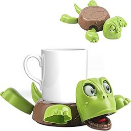 9UP® 1Pc Funny Tuttle Cup Holder | 3D Printed Cup Holder Funny Expression | Cups/Mugs/Wine/Coffee/Water Bottle for Desk Decor, Kitchen, Office Gift for Men/Women/Kids-image-91