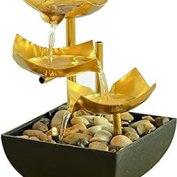 The Style SutraTabletop Water Fountain Waterfall LED Lights Living Room Zen Indoor Fountain|Home & Garden | Home Decor| Indoor Fountains-image-11