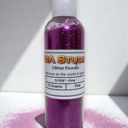 RIA Studio Multipurpose Colorful Glitter Powder Dust for Resin, Nail, Makeup, Candle Making, Painting, Art & Craft (0.008") Fine-image-78