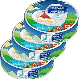 Almarais Triangle Cheese, 8 Portion, 120g | Smooth & Creamy Spreadable Cheese-image-3