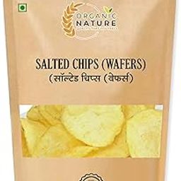 ORGANIC NATURE Salted Potato Chips Aloo Chips Pack of 400 Gram-image-62