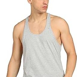 KV-01 Tank Top Gym Vest Stringer 100% Cotton (Imported)-image-15