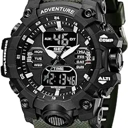 v2a Bold and Big Dial Multifunction Analogue and Digital Sports Watch for Men | Watch for Men | Wrist Watch for Men | Mens Watch | Gift for Men-picture-22