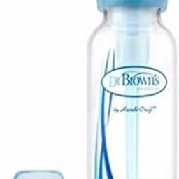 Dr. Brown's Natural Flow Options Polypropylene Standard Neck Baby Bottle (250 Ml, Blue)-11