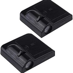 Automaze Wireless Car Welcome Logo Shadow Projector Ghost Lights Kit Set of 2 Compatible for Honda-1