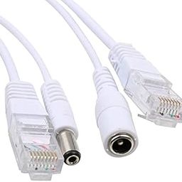 POE Injector Cable for CCTV Cameras Male DC and Male RJ45 to Female RJ45 Adapter-20