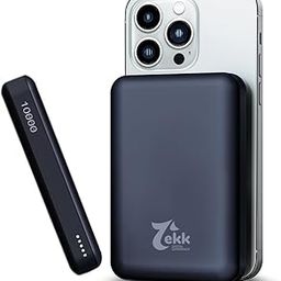 Tekk 10000mah Porta Power 3005B Wireless Power Bank, Super Fast 20W PD Charging Upto 10W Magnetic Qi-Enabled Wireless Charging, Strong Magnetic Hold, Type-C Input/Output, Universal Compatible-image-87