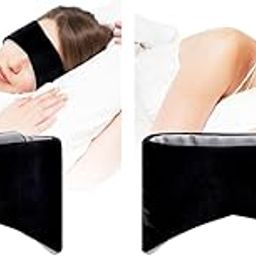 HANNEA® Eye Mask For Sleeping Blackout Noise Reduction Soft Cover Cute Blindfold Comfortable Cotton Cooling Travel Accessories 2PCS-image-32