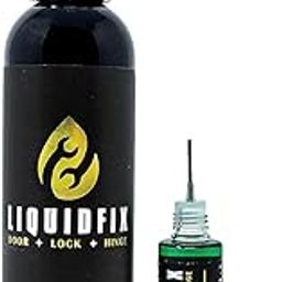 LIQUIDFIX - Door, Lock & Hinge Lubricant - Instantly Reduces Noise - Lubricates Hinges - with 4 oz Dropper & 0.5 oz Needle Oiler - for Sliding Door, Locks, Squeaky Doors, Hinges & More-image-48
