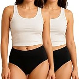 XAITU Period Panty for Girls & Women - Period Underwear Full Coverage | Heavy Flow Protection, Reusable & Leak Proof, No Pads Required, No Rashes (Pack of 2)-image-47