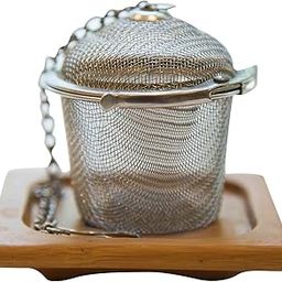 Sancha Tea Boutiuqe, Super Brew Tea Infuser, Made in Fine Stainless Steel, Shaped Like a Ball for Easy Dipping, Rust Proof, fine mesh Filter-image-54