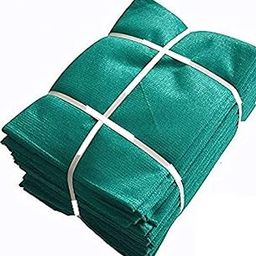 SAFETYZONE Gardening Shade net 50% Shade Meters Role Full Green Thick and UV Treated Long Life for Agriculture Gardening Building Construction and Safety Net (3M X 20M)-18