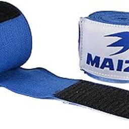 Maizo Stretchable Support Hand wrap, Workout/Boxing & Punching Great for MMA, Muay Thai, Martial Arts, Wrist Support for Adults (180, Blue)-picture-36