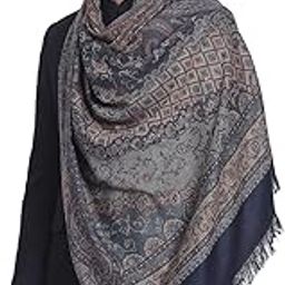 Woven Mens Fine Wool Stole, Stiped Design, Mens Muffler, Warm Cashmere Feel-image-47