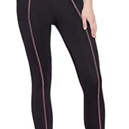 Women's Snug Fit High Rise Active Tights in Black-image-49