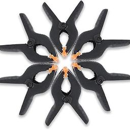Babymoon 4.7inch/12cm Heavy Duty Clamps Clips | Photography Backdrop Support Spring Clamps for Background Muslin, Canvas, Paper, Chromakey Screen, Backdrop Stand, Woodworking, Crafts | Set of 6-image-94