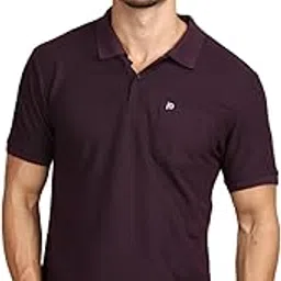lux parker Men's Solid Regular Fit Polo Shirt-picture-0