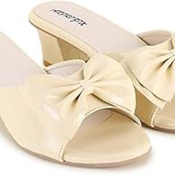 casual women and girls upper flower heel sandal-image-25